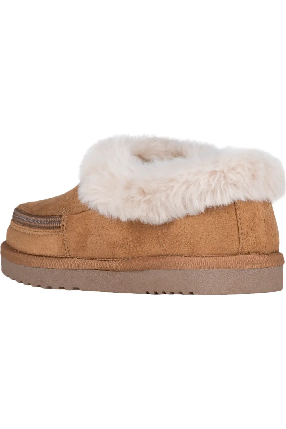 Детские тапочки на молнии из искусственного меха BILLY Footwear, Chestnut — фото 2