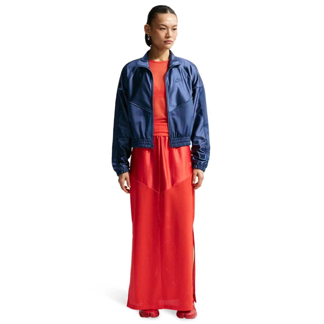 Женская куртка Heritage Festival Windrunner Nike, цвет Mystic Navy/Mystic Navy — фото 3