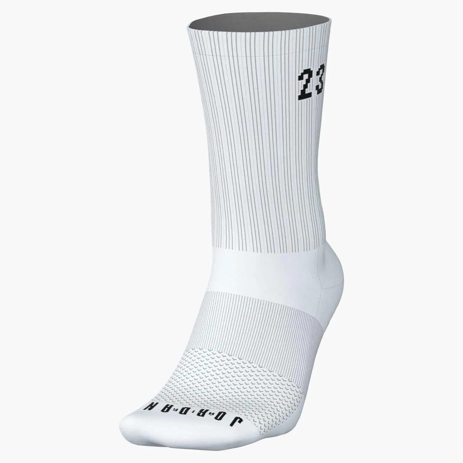 Мужские носки с поддержкой и демифера Nike, White/Black — фото 2