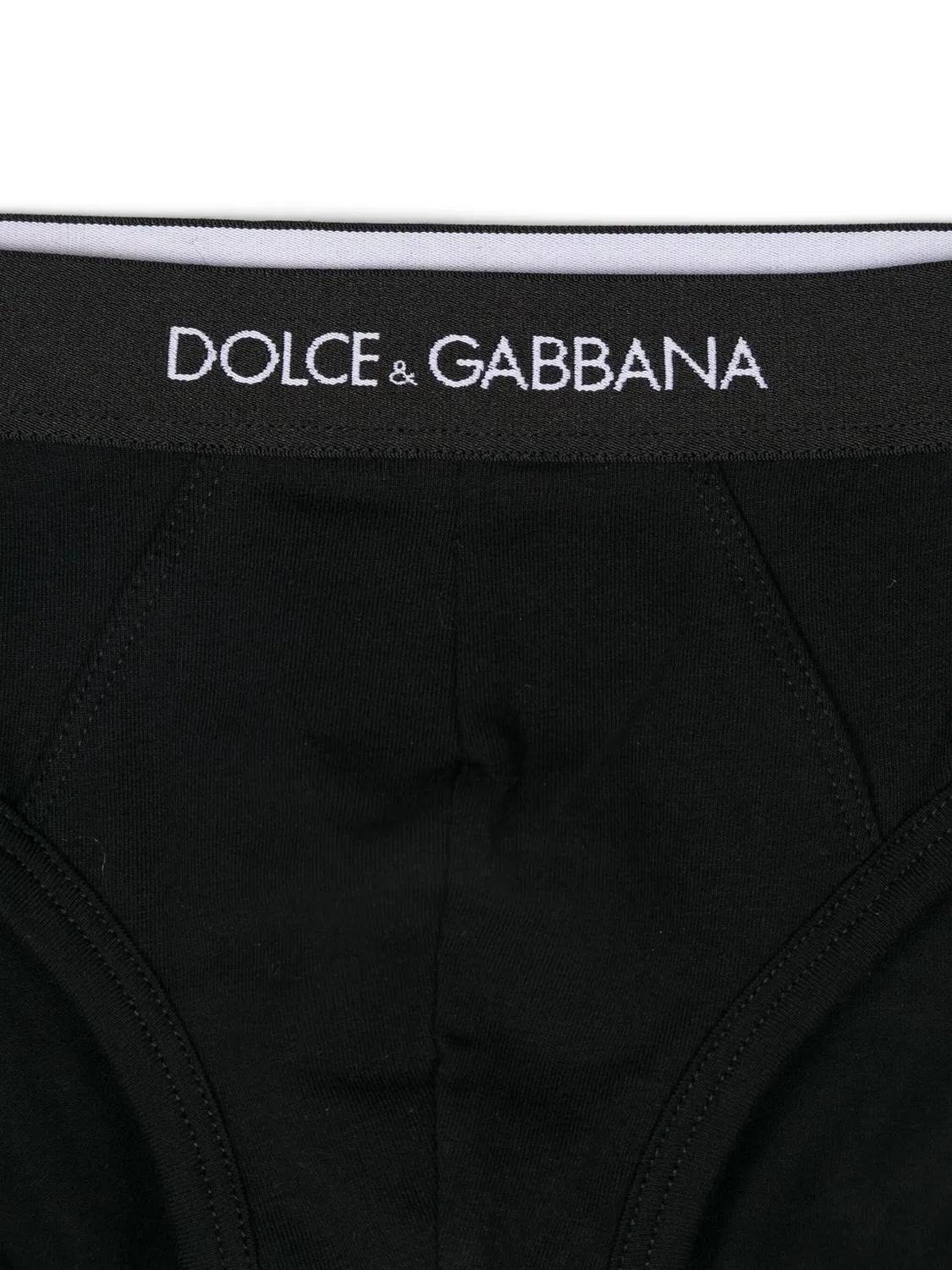 Трусы с логотипом (упаковка из двух) Dolce & Gabbana, черный — фото 3