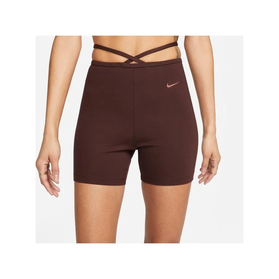 Шорты спортивные с эластичным поясом Nike Sportswear Everyday Modern, Коричневый — фото 4