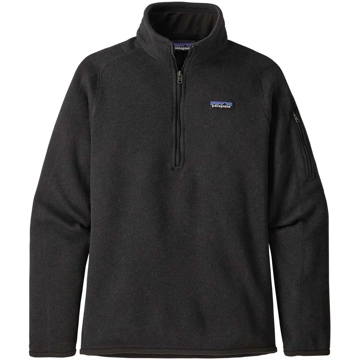 Флисовая кофта с четвертью молнией Better Sweater Patagonia, Black — фото 3