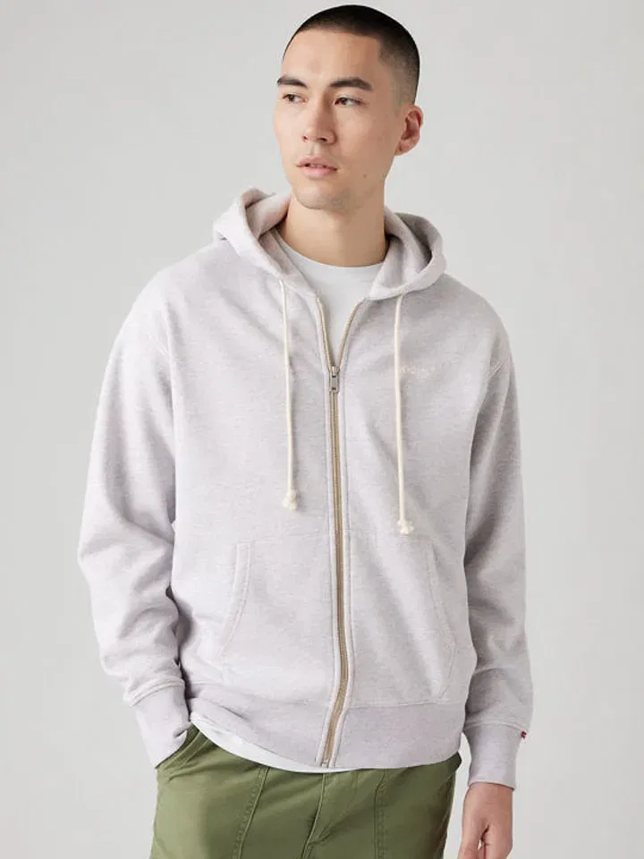 Мужское оверсайз худи с капюшоном Levi's, Light Grey