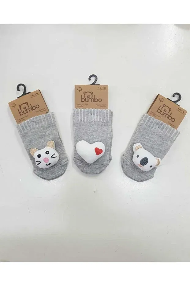 Детские носки для новорожденных хлопковые Babette Socks Baby By Bumbo, Gray
