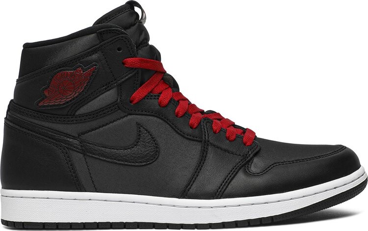 

Кроссовки Air Jordan 1 Retro High OG Black Gym Red, черный