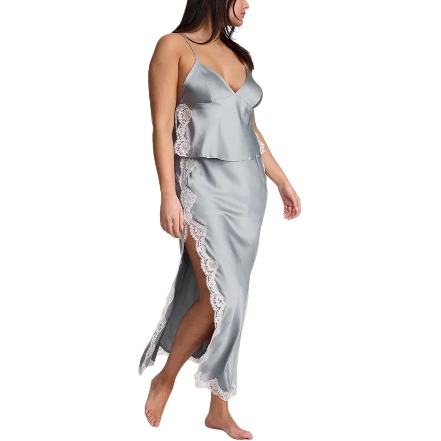 Женский комплект пижамы с длинным рукавом Victoria's Secret, Gray Blue