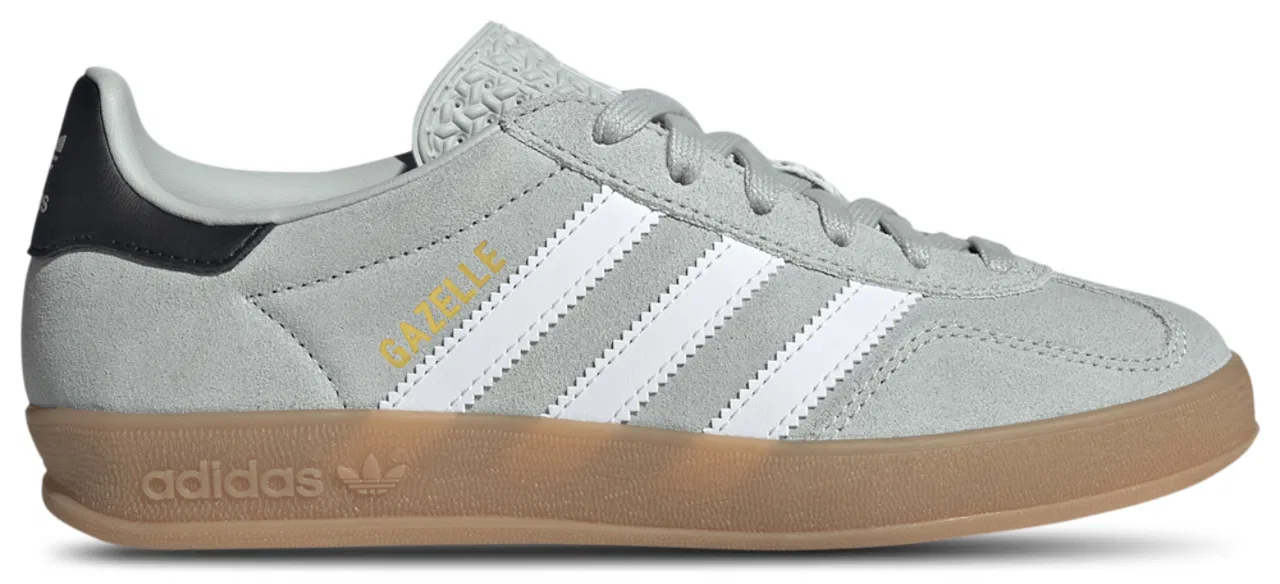 Кроссовки для мальчиков Gazelle Indoor Adidas, цвет White/Wonder Silver