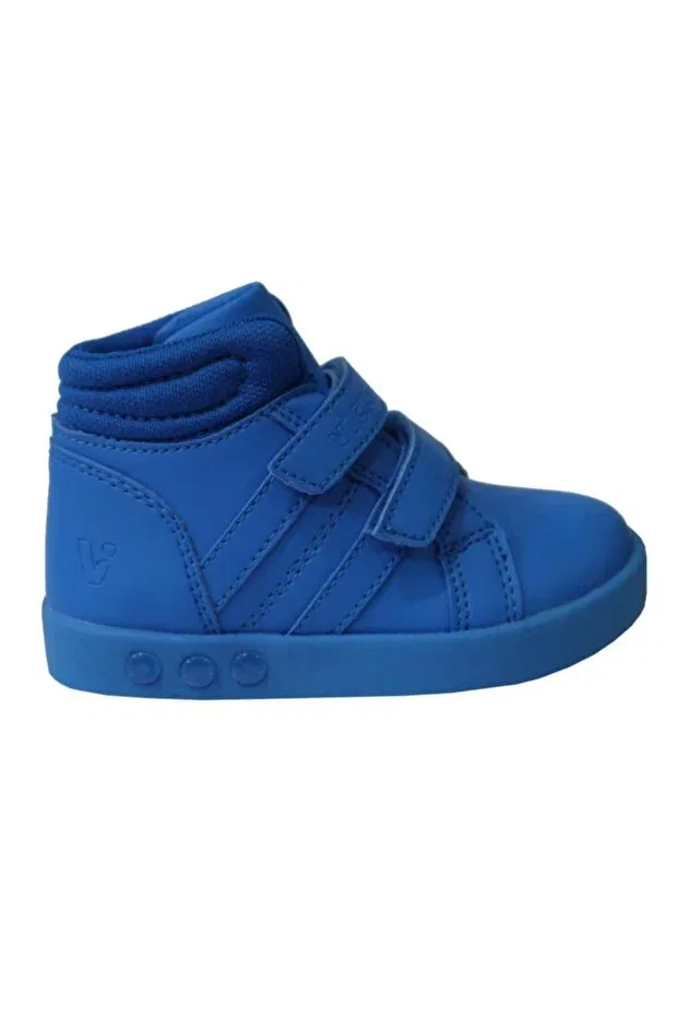 Детские ботинки для девочек на плоской подошве Vicco, Saks Blue — фото 2