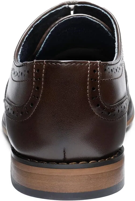 Детские оксфорды с принтом Prince-K2 Bruno Marc, Dark Brown — фото 4