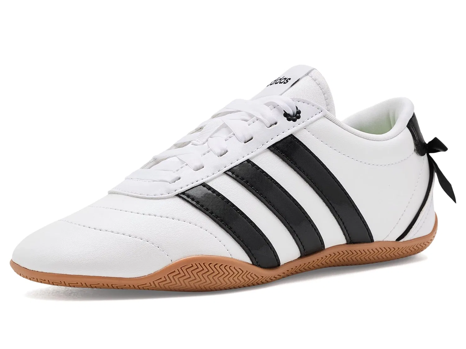 Кроссовки Grand Court Low (для больших детей) Adidas Kids, White/Black/Yellow — фото 2