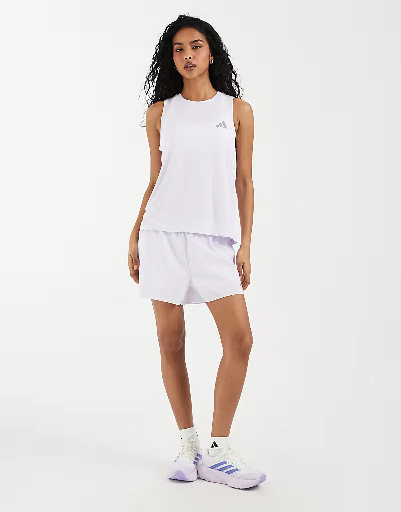 Беговые шорты Adidas Running Essentials 2-в-1, замороженный фиолетовый — фото 2