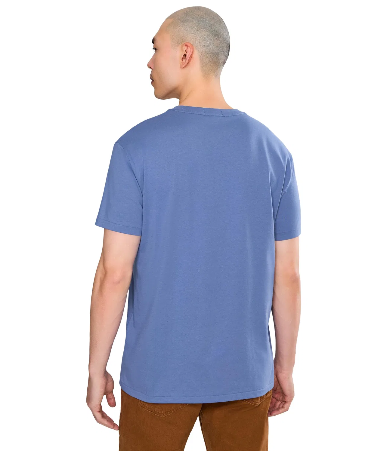 Классическая футболка с логотипом Polo Ralph Lauren, Bastille Blue — фото 4