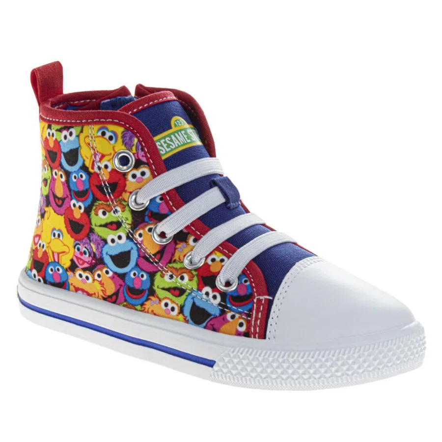 Кеды высокие с принтом All Your Friends Sesame Street, Open Miscellaneous