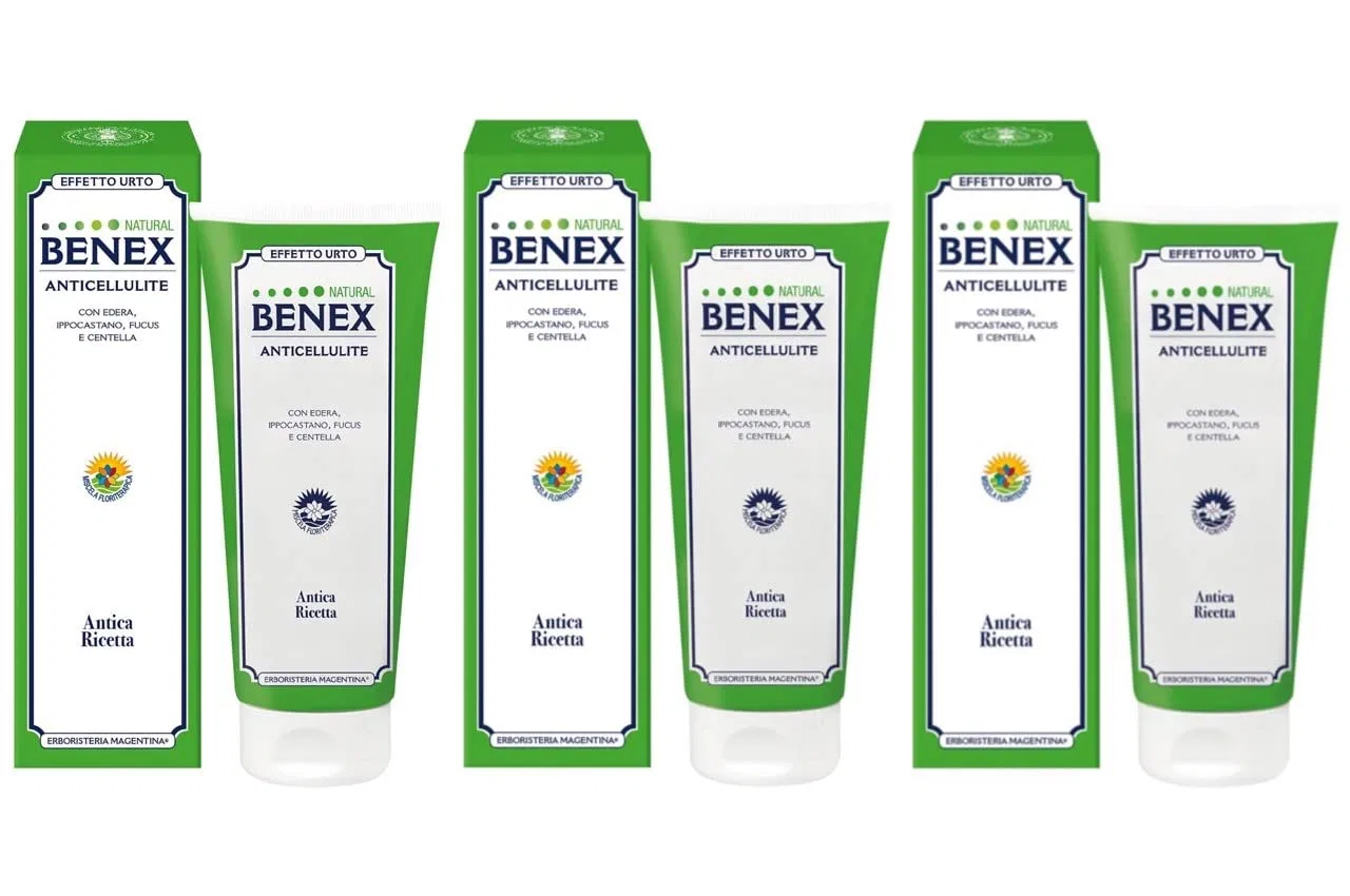 Антицеллюлитный гель Benex, Erboristeria Magentina, набор 3 шт по 200 мл, Свежий