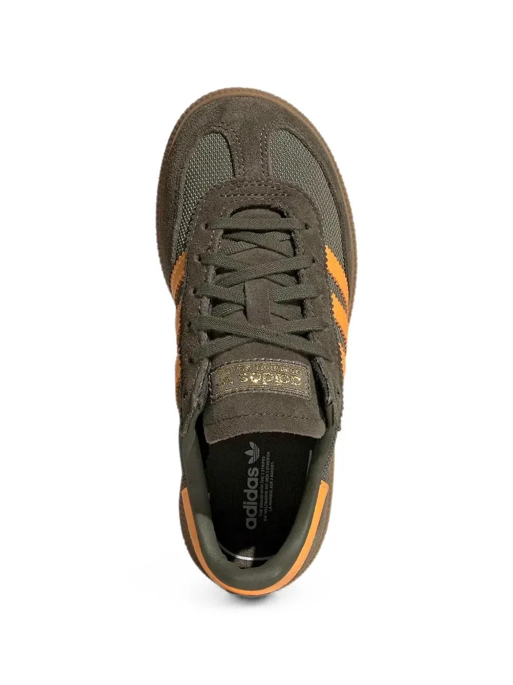 Кроссовки Spezial с кожаной отделкой Adidas Kids, зеленый — фото 4