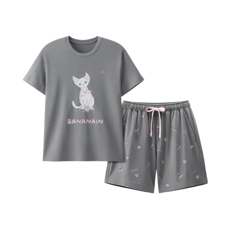 Детская пижама Капибара BANANA IN, Mist Smoke Gray