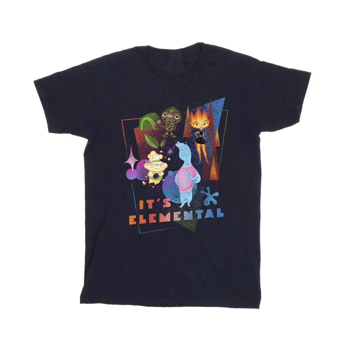 Хлопковая футболка Elemental, Navy