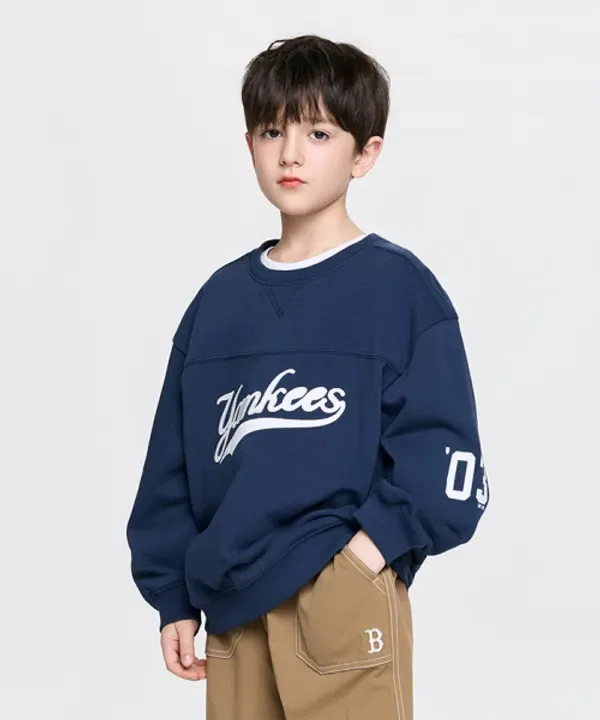 Свитшот Sportive Varsity, cursive, Mlb Kids, Navy — фото 3