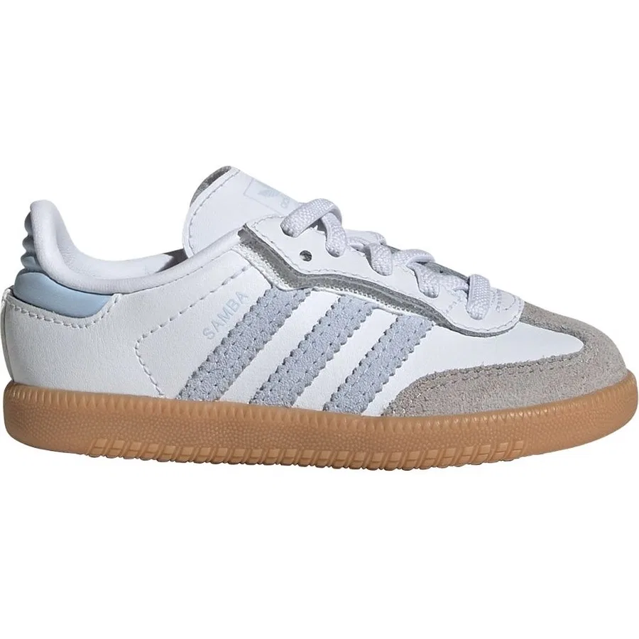 Детские кроссовки с эластичными шнурками и липучкой Samba OG Comfort Closure adidas, Белый