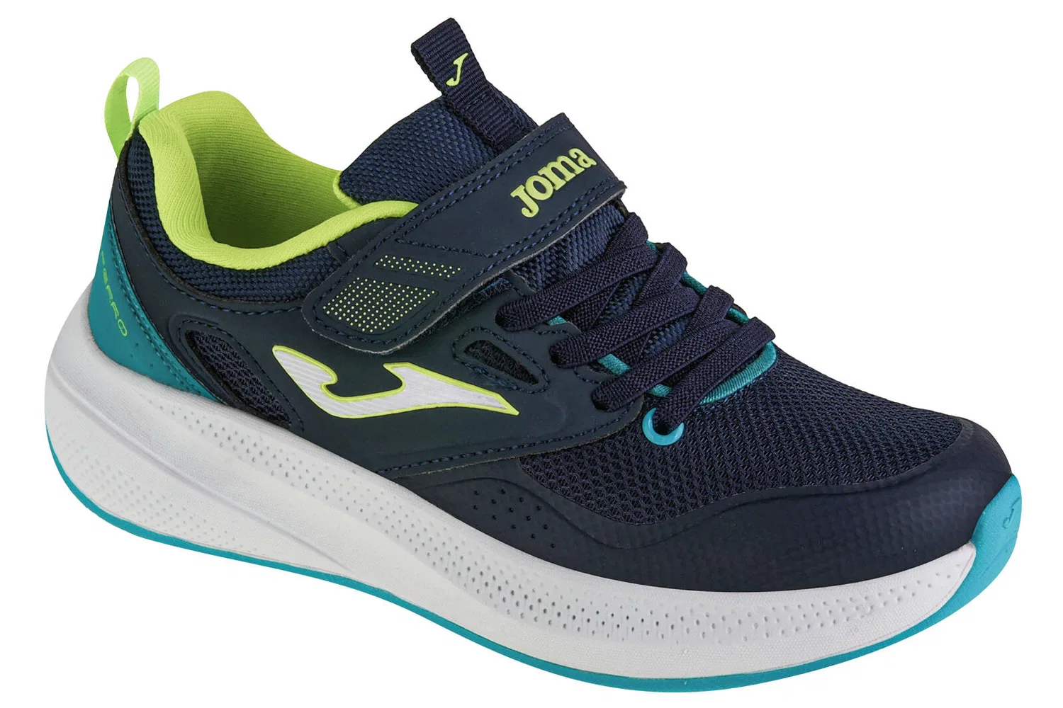 Детские кроссовки для мальчиков с дышащей сеткой Ferro Jr 24 Joma, Grun Bunt
