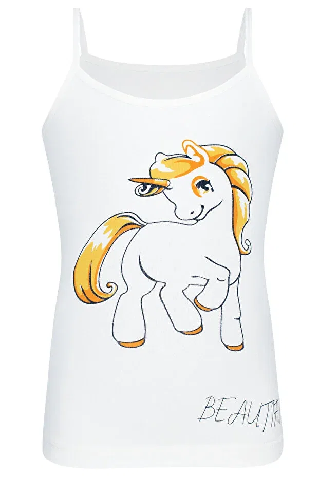 Детский топ для девочек с принтом Unicorn 5 Pack Biyokids, Multicolor — фото 4