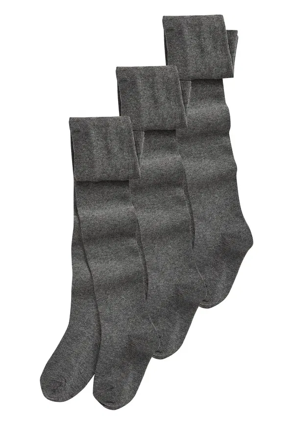 Колготки, комплект из 3 пар, Marl, Next, Grey, серый