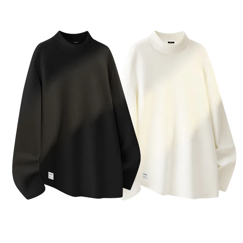 Детская футболка с круглым вырезом набор 2 шт MINISO, Black+White