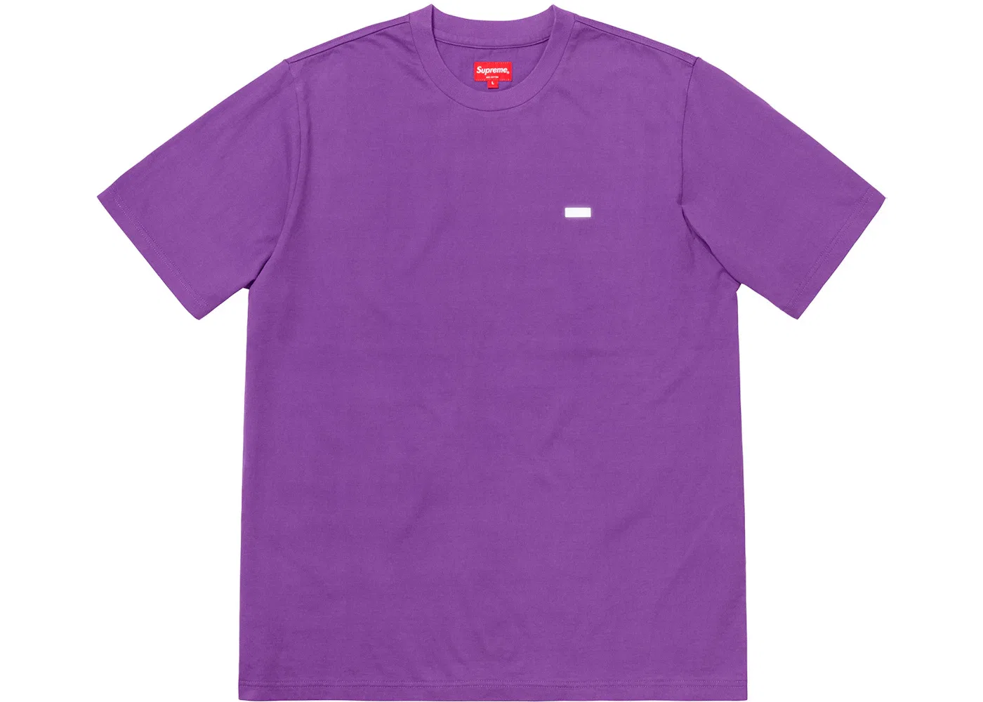 Мужская футболка Supreme Reflective Small Box Tee, Violet — фото 2
