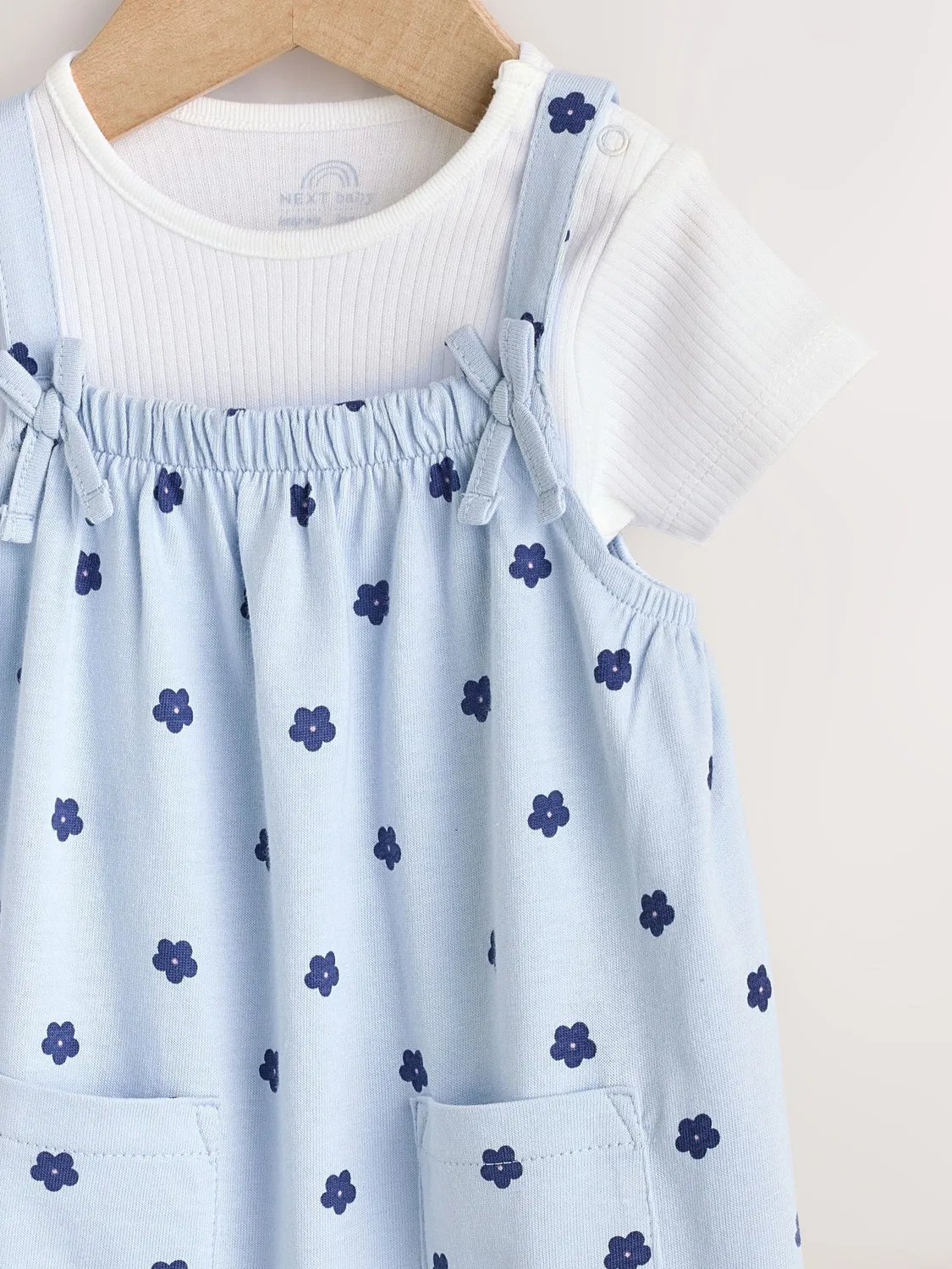 Комбинезон и боди, джерси, цветочный принт Next, Blue Floral — фото 4