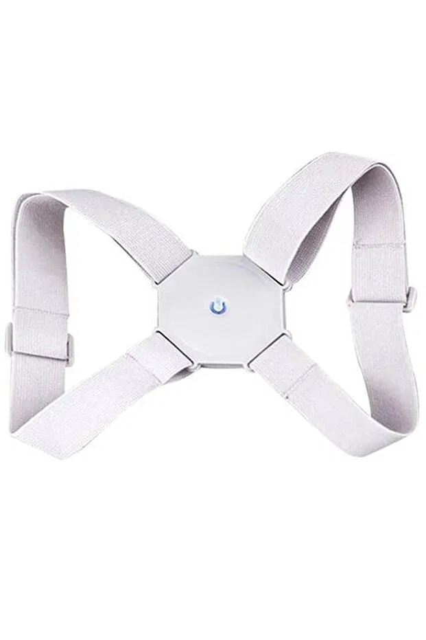 Детский корсет для девочек с длинным рукавом Rechargeable corset with sensor that provides upright stand Chermik, White — фото 2