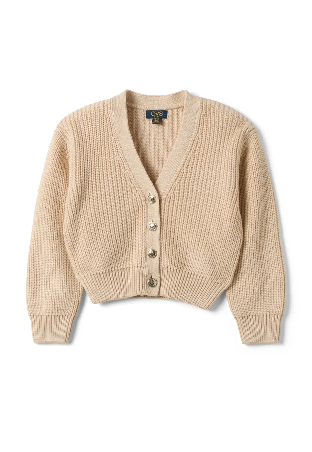 Кардиган с пуговицами - кардиган Ovs, Beige