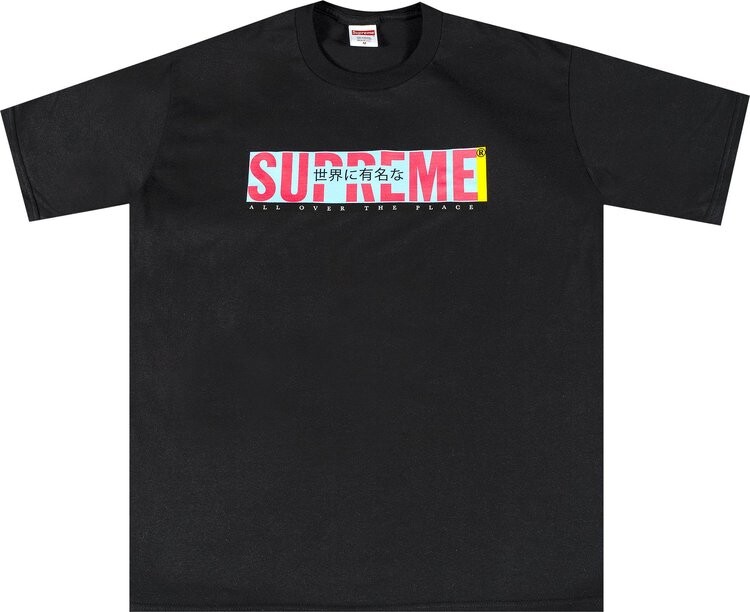 

Футболка Supreme All Over Tee 'Black', черный