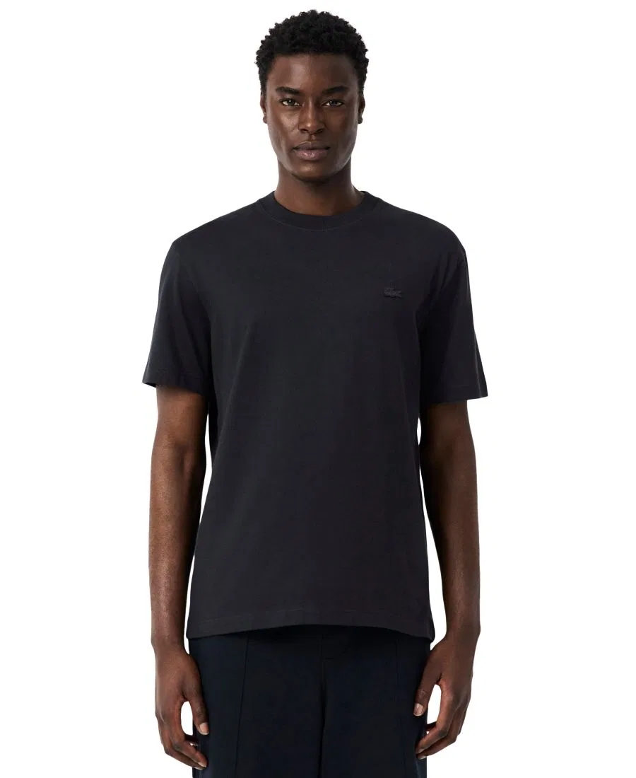 Футболка из хлопка с коротким рукавом, с принтом Lacoste, Blackbird