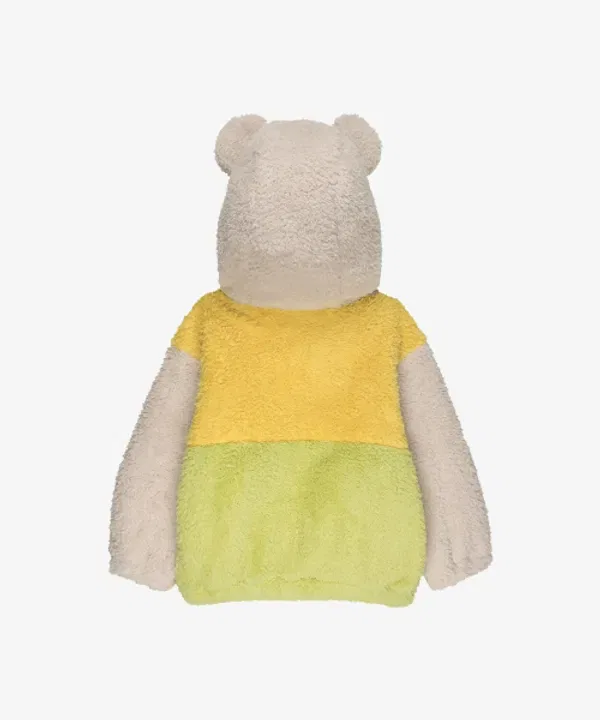 Куртка с плюшевым мишкой, фестивальная, Festival Bear Boa Jacket Rototobebe, бежевый — фото 3