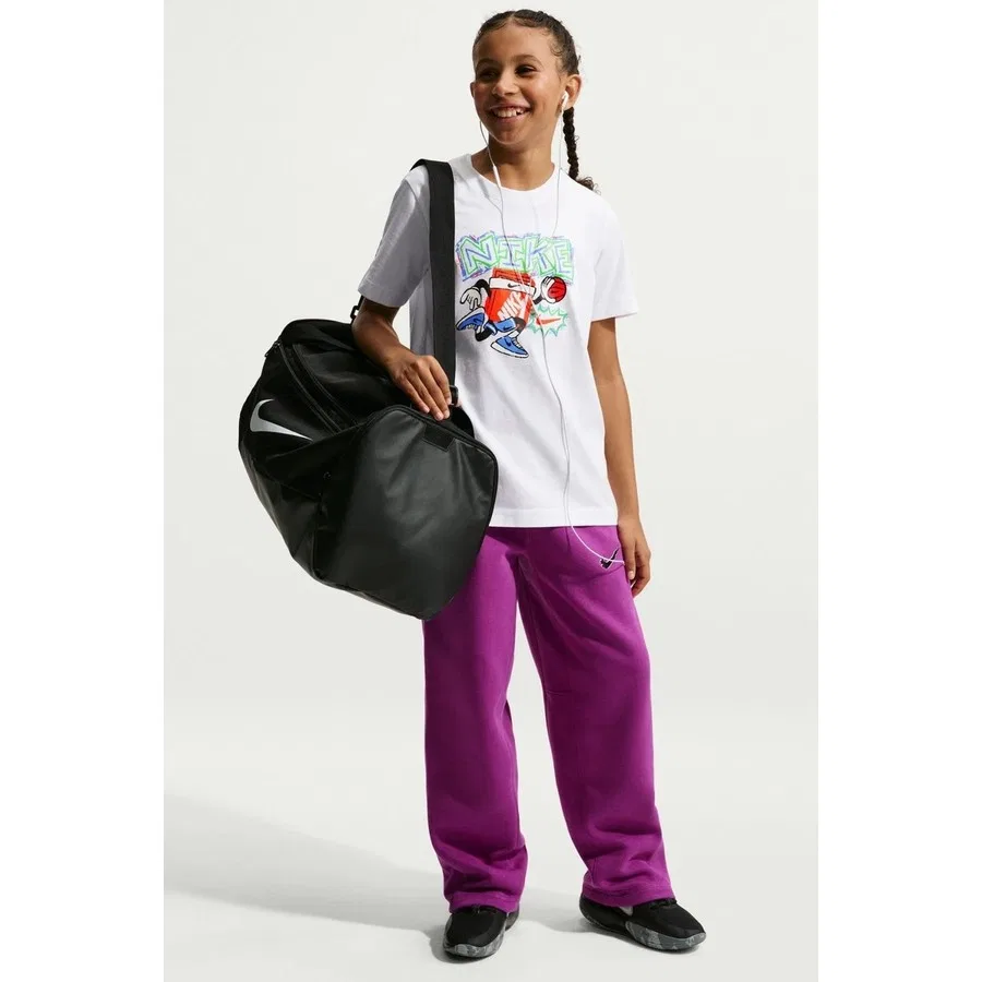 Футболка с графическим принтом Nike Sportswear Kids Tee Box Hoops Kids Tee, Белый — фото 4