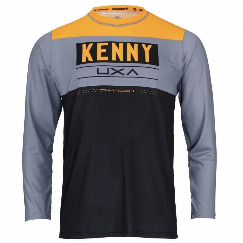 

Джерси с длинными рукавами Kenny Charger, черный / серый / серый