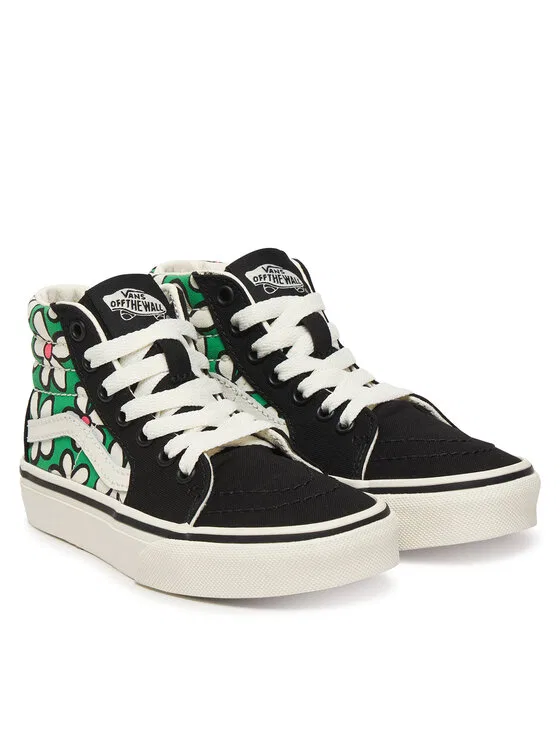 Кроссовки Sk8-Hi Vans, зеленый — фото 2