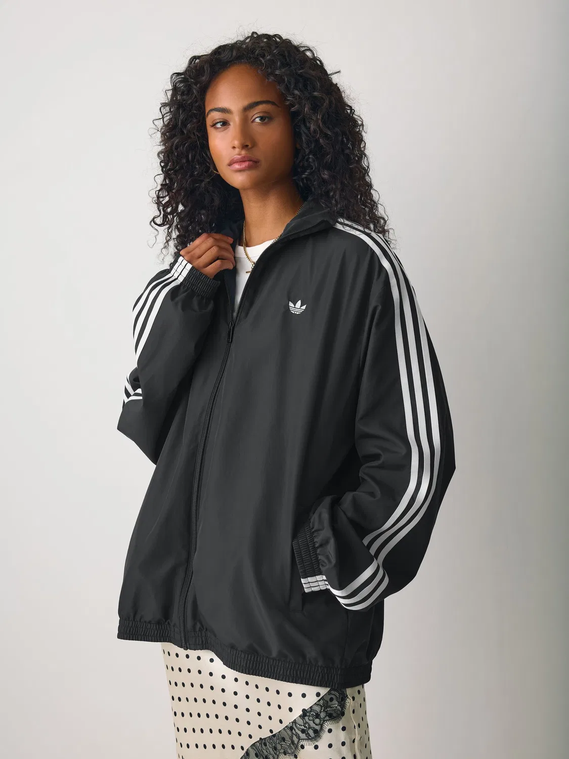 Куртка Firebird Track Jacket, adidas Originals, черный