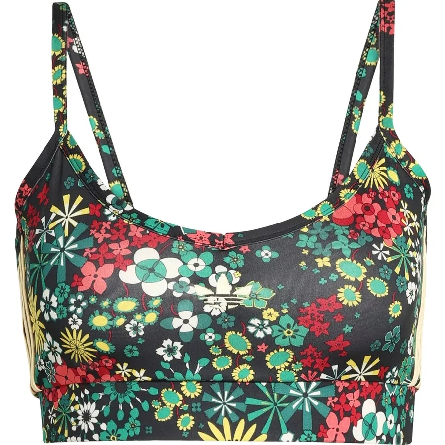 Бралетт модели Originals X Liberty London, бренд adidas, Черный — фото 3
