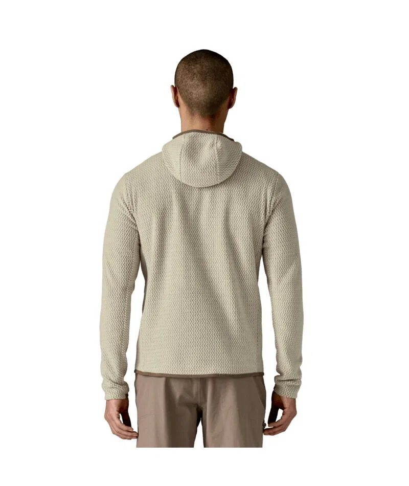 Мужское флисовое худи с полной застежкой-молнией R1 Air Full Zip Hoody Patagonia, Beige — фото 3