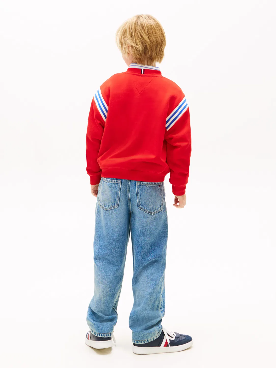 Детская худи для мальчиков с принтом Varsity Tommy Hilfiger, Красный — фото 2