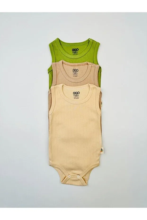 Детское боди для новорожденных с принтом 3-шт Efu Baby, Multicolor — фото 2