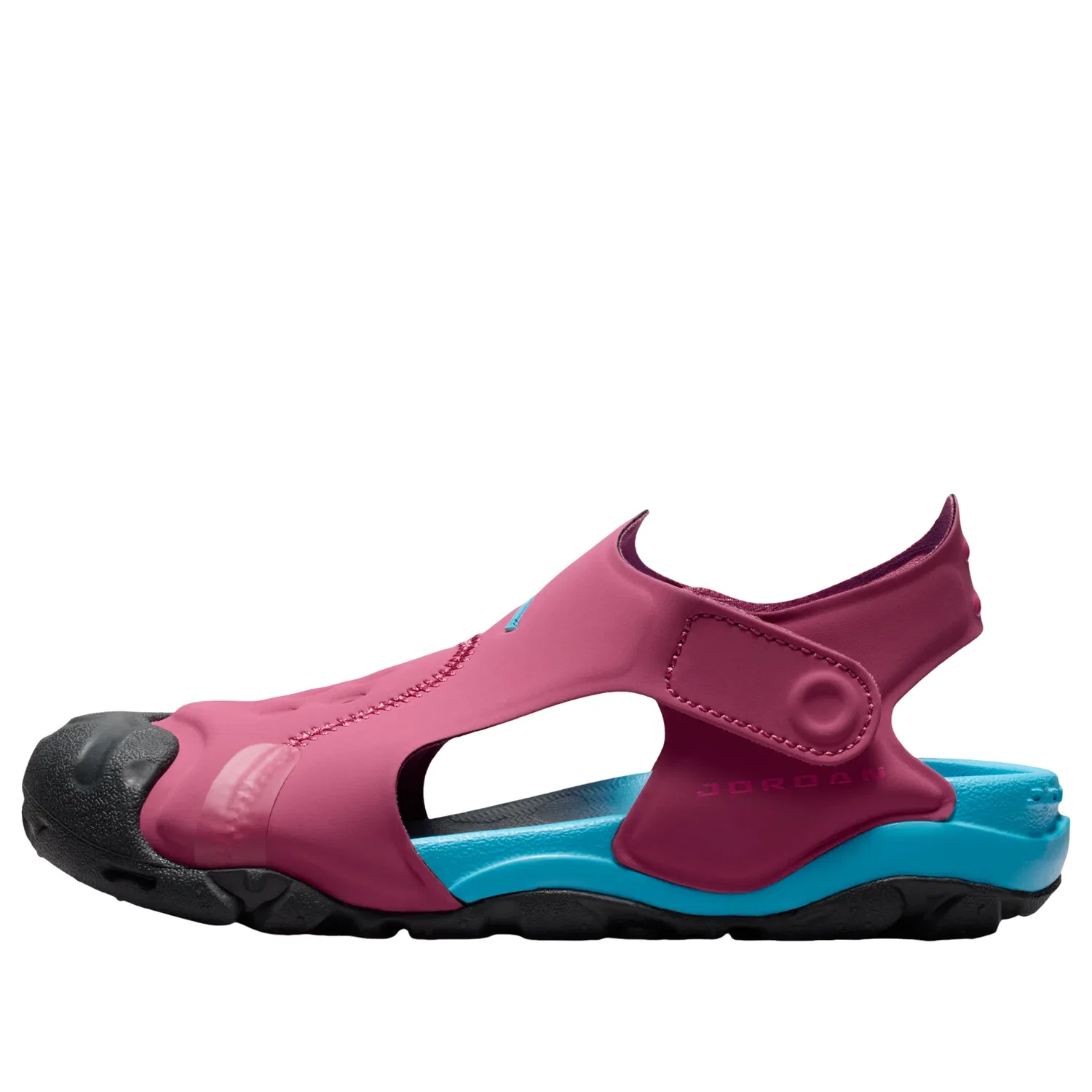 Детские сандалии с синтетическим верхом Air Jordan OTDR Sandal 'Sweet Beet Desert Pink' Jordan, Sweet Beet/Off Noir/Desert Pink/Baltic Blue