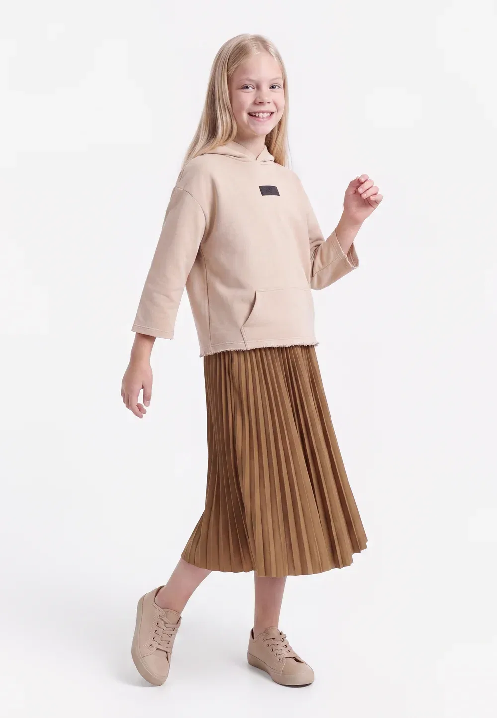 Спортивное платье Mm6 Maison Margiela, Camel