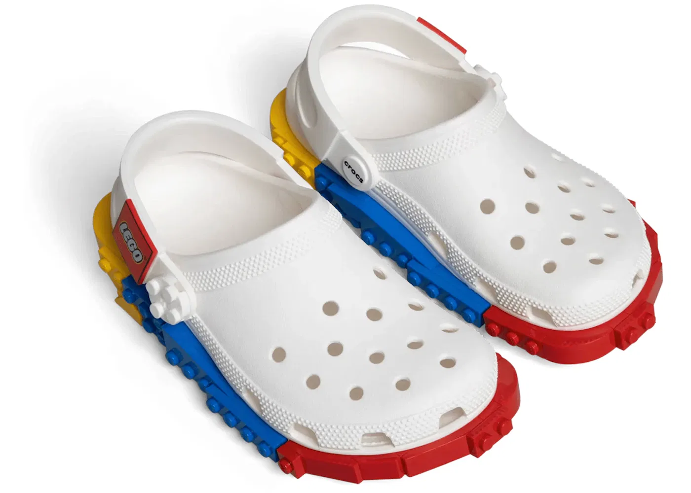 Детские клоги LEGO White Crocs, White — фото 2