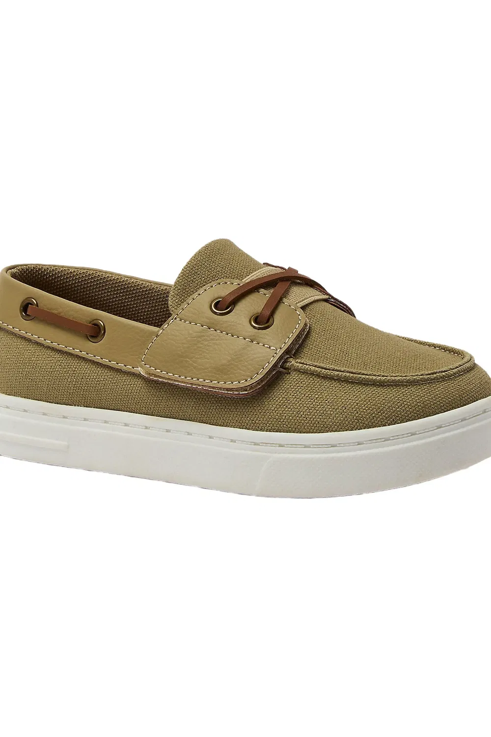 Детские туфли-лодочки на липучке из канваса Easy On Lands' End, Desert Tan