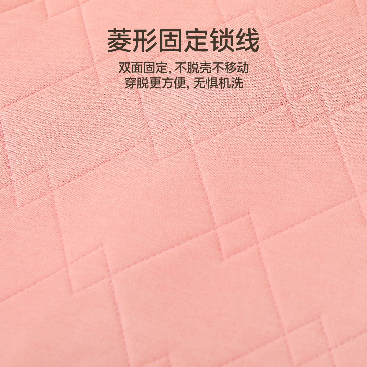 Детская куртка хлопковая Red bean, Pink — фото 4