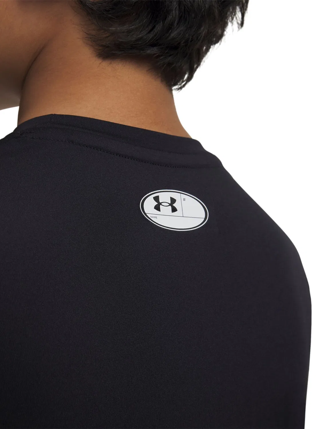 Футболка с длинным рукавом Under Armour HeatGear, Black — фото 3