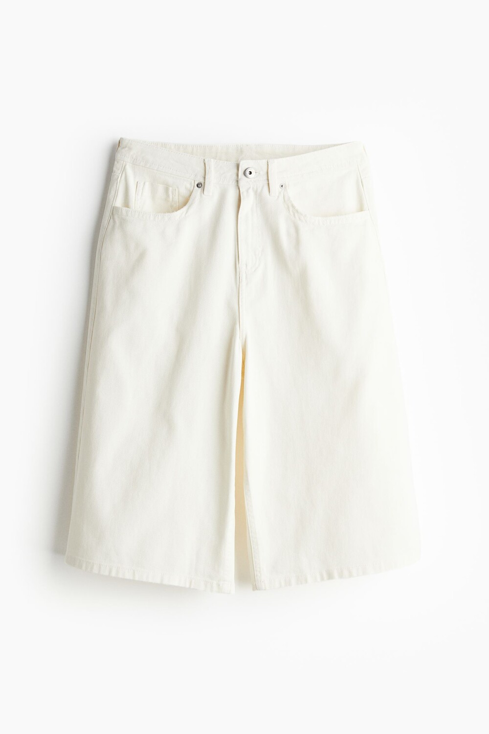 

Шорты H&M Knee-length Twill, кремовый