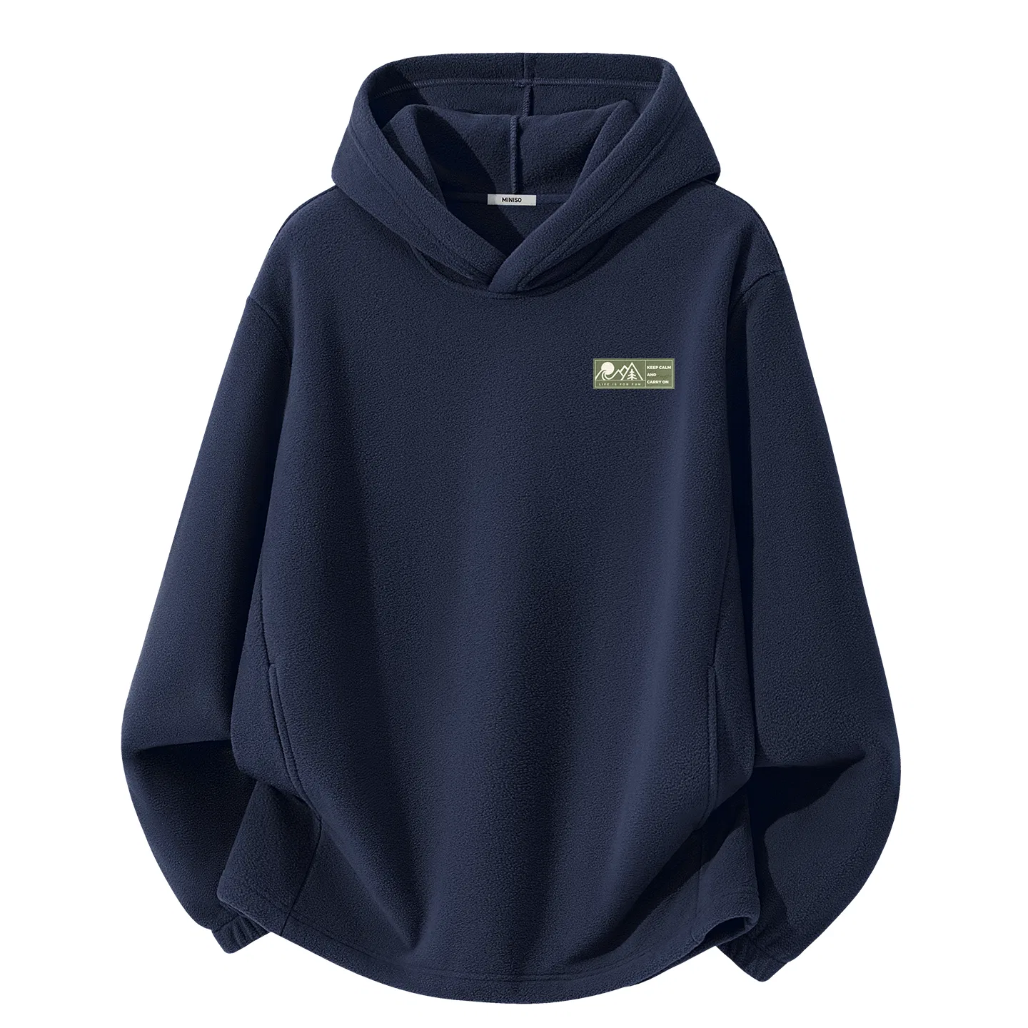 Детский свитшот с капюшоном MINISO, Navy Blue